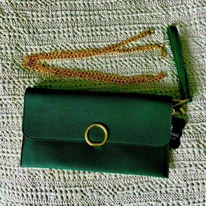 Green Clutch BNWT